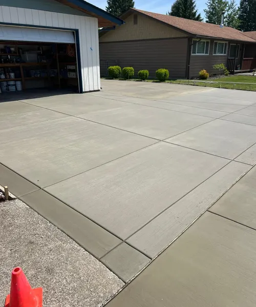 Broom Finish Driveway And City Sidewalk Replacement in Enumclaw 
